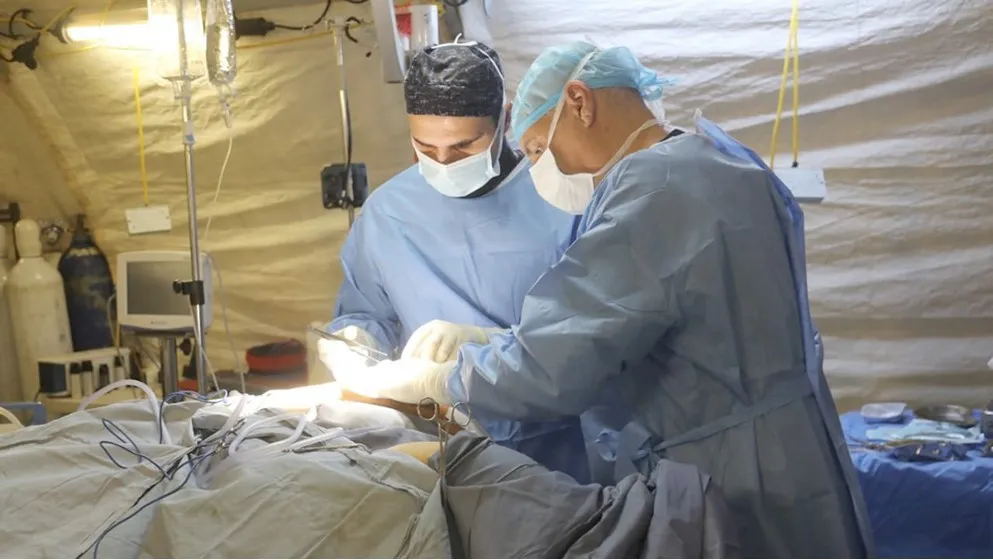 Jordanian Field Hospital Gaza/7 Performs Specialized Surgery