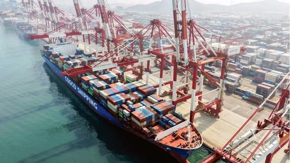 China’s Share of Global Container Exports Hits 40%