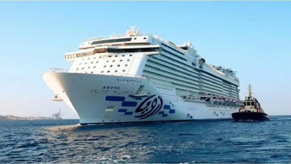 AROYA Cruise Ship Arrives in Aqaba With 3,400 Tourists
