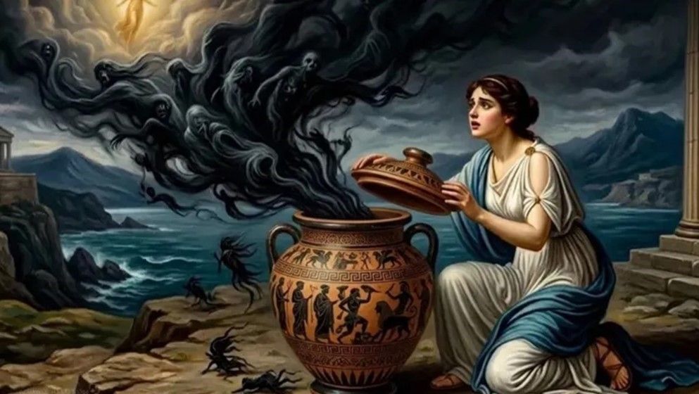 Pandora's Box: Hope Trapped in the Jar of Evils