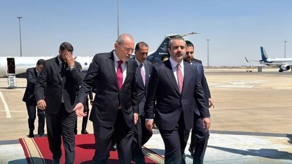 Safadi in Damascus for talks with Sharaa and Shaibani