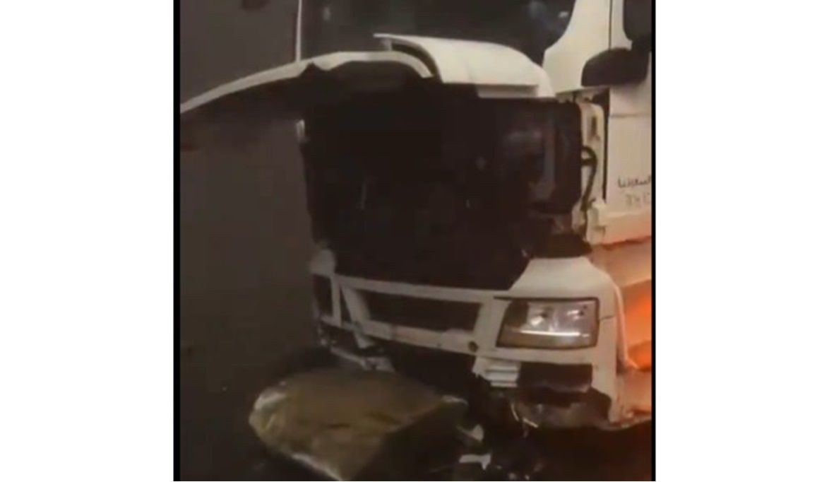 فيديو يوثق اصطام شاحنة بسبب الضباب في الباحة