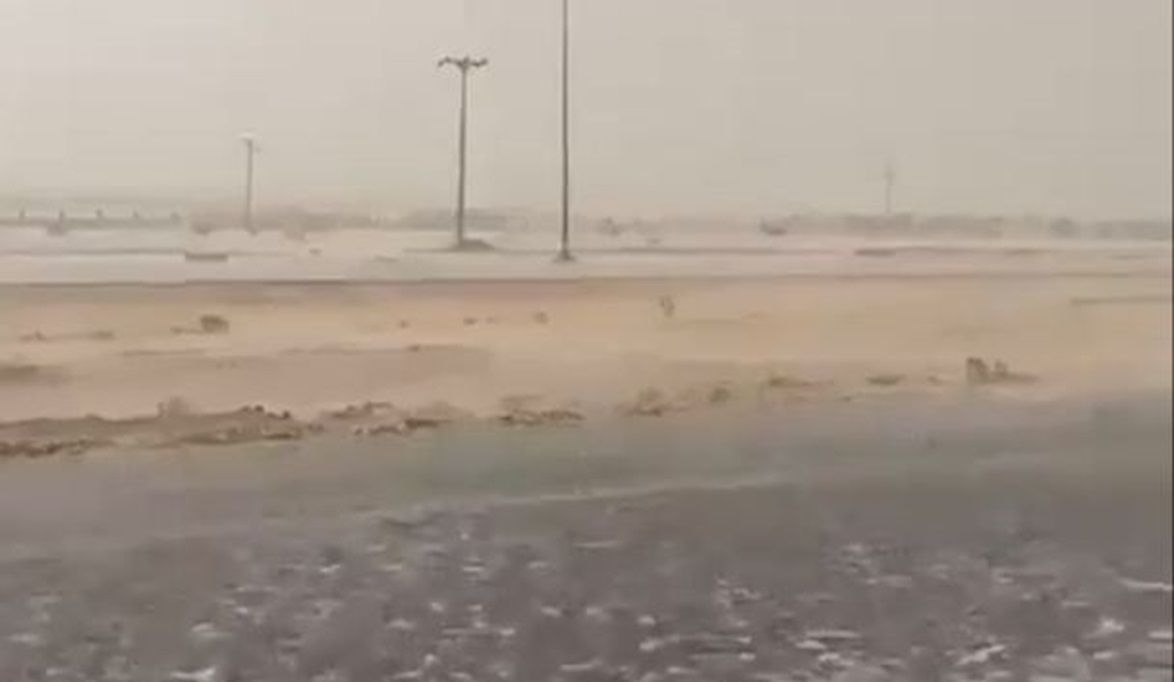 "الأرصاد": أمطار غزيرة على منطقة نجران