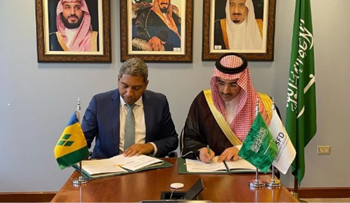 بقيمة 50 مليون دولار.. الصندوق السعودي للتنمية يوقع اتفاقية قرض تنموي مع سانت فينسنت والغرينادين