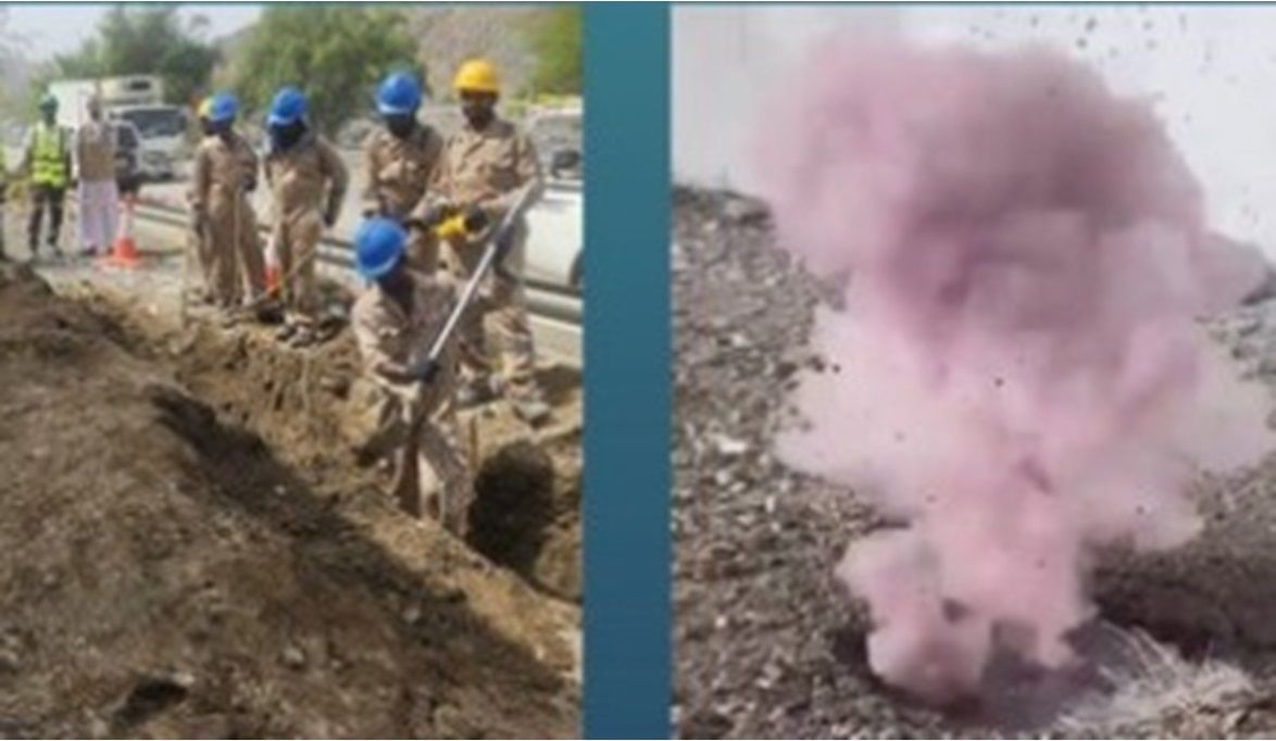 انتشر على نطاق واسع.. أول تعليق على مقطع فيديو لحفرة تقذف سحبا دخانية غريبة بسلطنة عمان