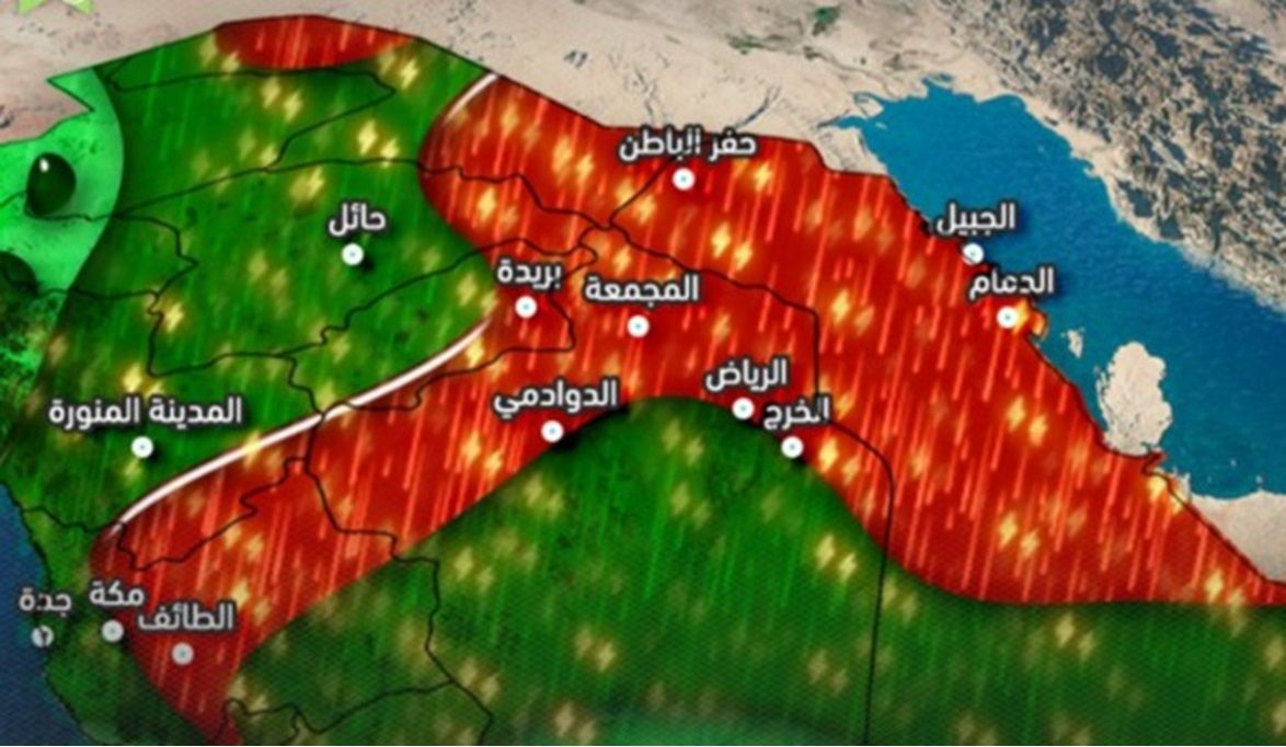 أمطار غزيرة.. تحذيرات من مُنخفض جوي يؤثر على مكة والرياض و9 مناطق