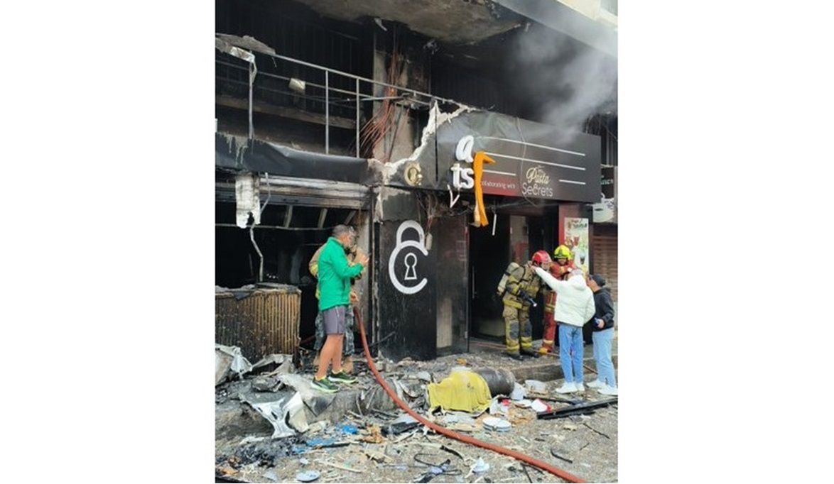 فيديو.. انفجار هائل بمطعم في بيروت ووفاة 8 أشخاص